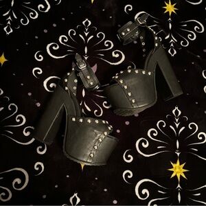 Killstar Stevie Heel Sandals